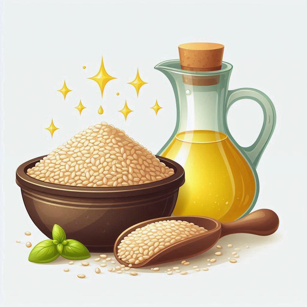 🌱 Польза семян кунжута и кунжутного масла для здоровья: 🧬 Влияние кунжута на уровень холестерина и сердечно-сосудистую систему