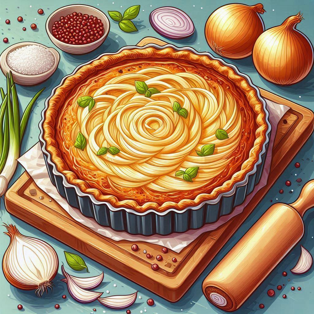 🥧 Топ-10 рецептов ароматного лукового пирога для каждого случая: 🌿 Луковый пирог с зеленью и специями: уникальный вкус