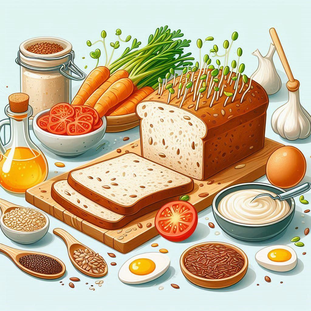 🍞 Как приготовить сыроедные хлебцы с проростками, льном и овощами: 📊 Варианты вкусовых добавок и их сочетания