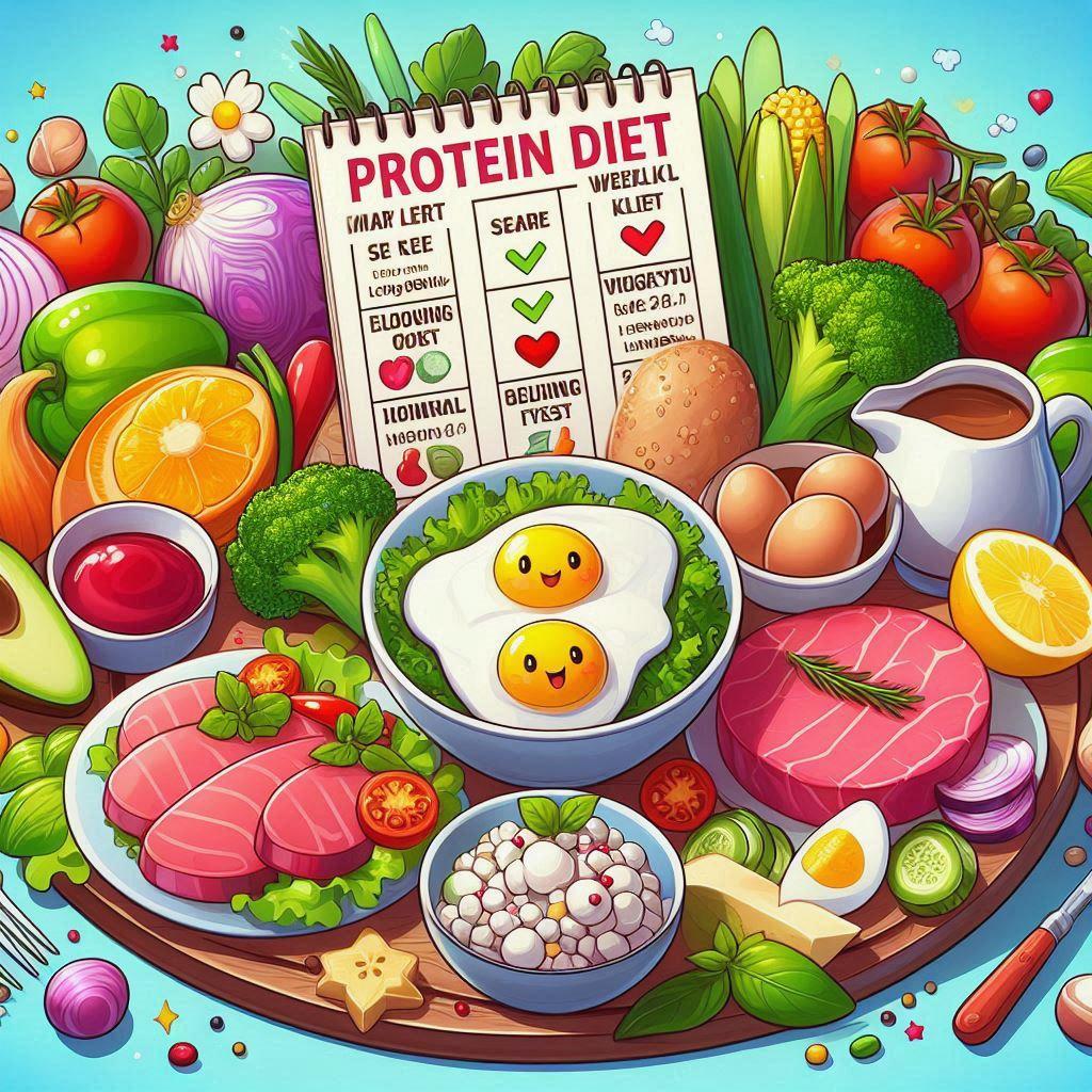 🥚 Руководство по белковым диетам для снижения веса: разновидности и недельное меню: 📚 Основные типы белковых диет: плюсы и минусы каждого варианта