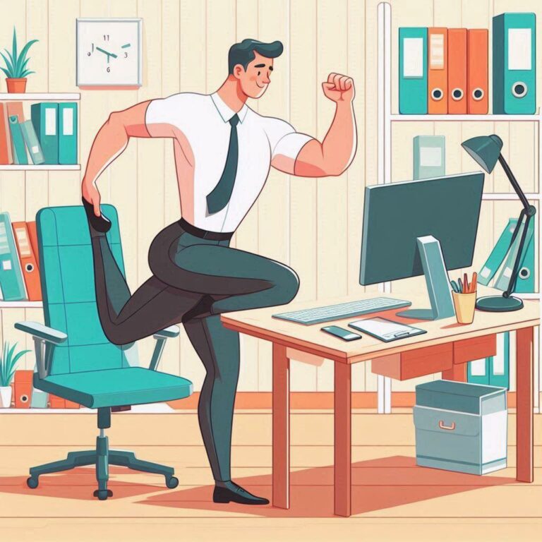 🖥️Гимнастика для офисных работников: как оставаться в форме у компьютера