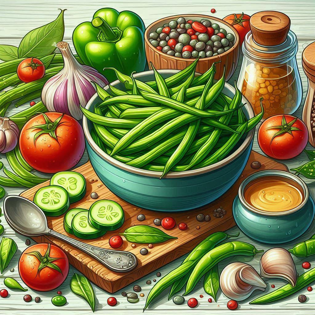 🍲 Легкие рецепты блюд из стручковой фасоли: 🍲 Вегетарианский суп с стручковой фасолью и карри