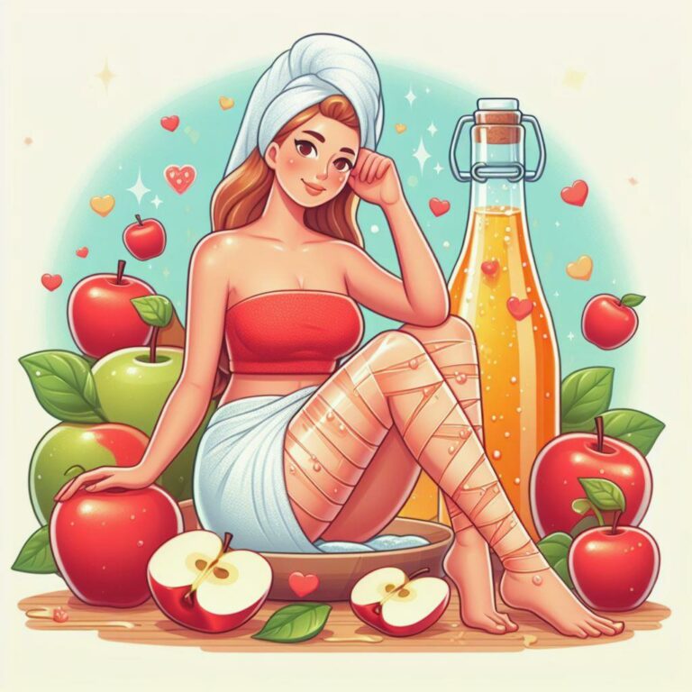 🍎 Эффективные обертывания с яблочным уксусом для борьбы с целлюлитом и лишним весом