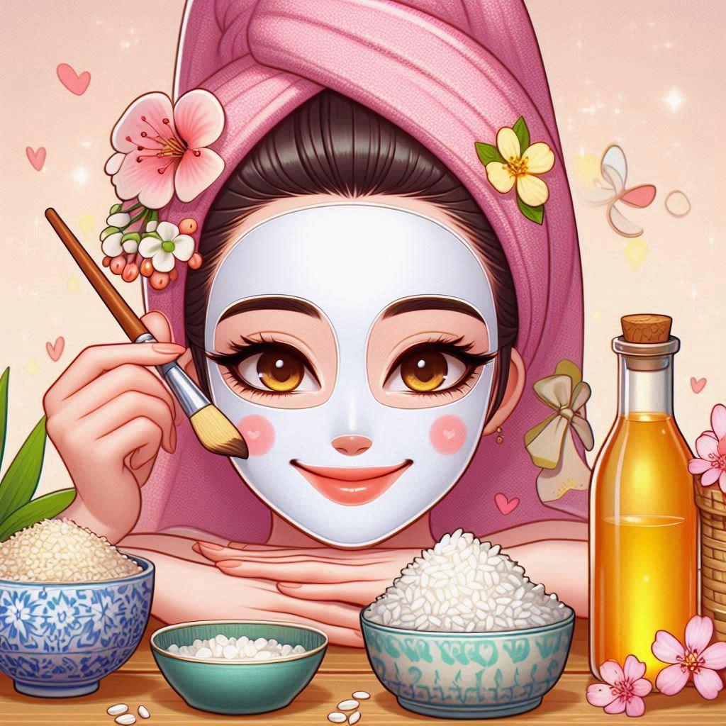 🍚 Секреты красоты: маска из рисовой муки для лица по рецептам восточных красавиц: 📝 Основной рецепт маски из рисовой муки для сияющей кожи