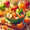 🍏🍊 Фруктовый салат с яблоками и мандаринами: рецепты и советы