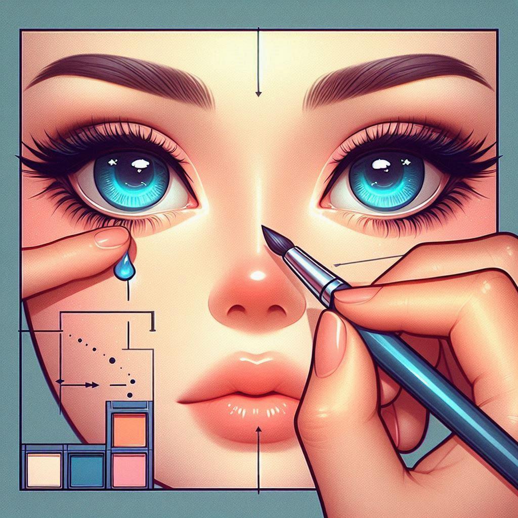 👁 Как визуально увеличить глаза: мастер-класс по макияжу с учетом формы глаз: 🎨 Цветовая палитра: выбор теней для визуального увеличения глаз