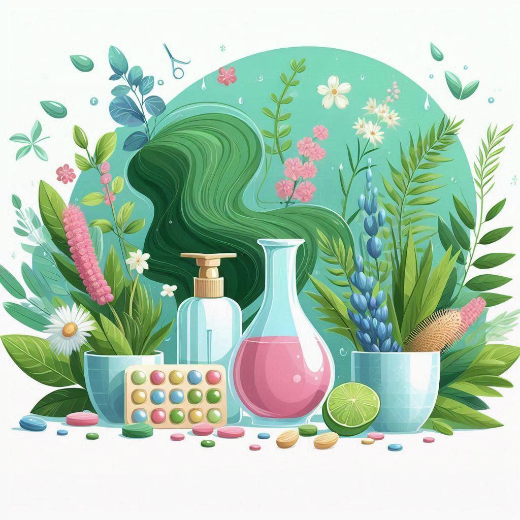 🌿 Зеленая аптека: лучшие растения для здоровья и красоты волос: 🍵 Зеленый чай: антиоксидантная защита и стимуляция роста