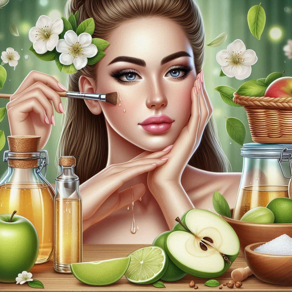 🍏 Использование яблочного уксуса для лица: польза и способы применения в косметологии: 📝 Правильное применение: разбавление и базовые рецепты