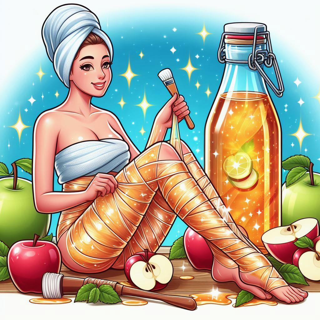 🍎 Эффективные обертывания с яблочным уксусом для борьбы с целлюлитом и лишним весом: 🌿 Добавление натуральных ингредиентов для усиления эффекта