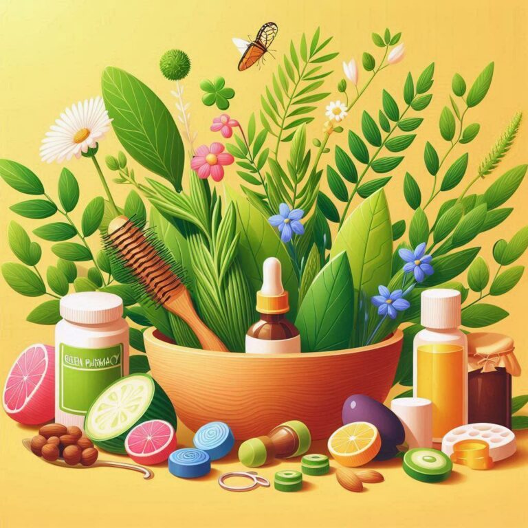 🌿 Зеленая аптека: лучшие растения для здоровья и красоты волос
