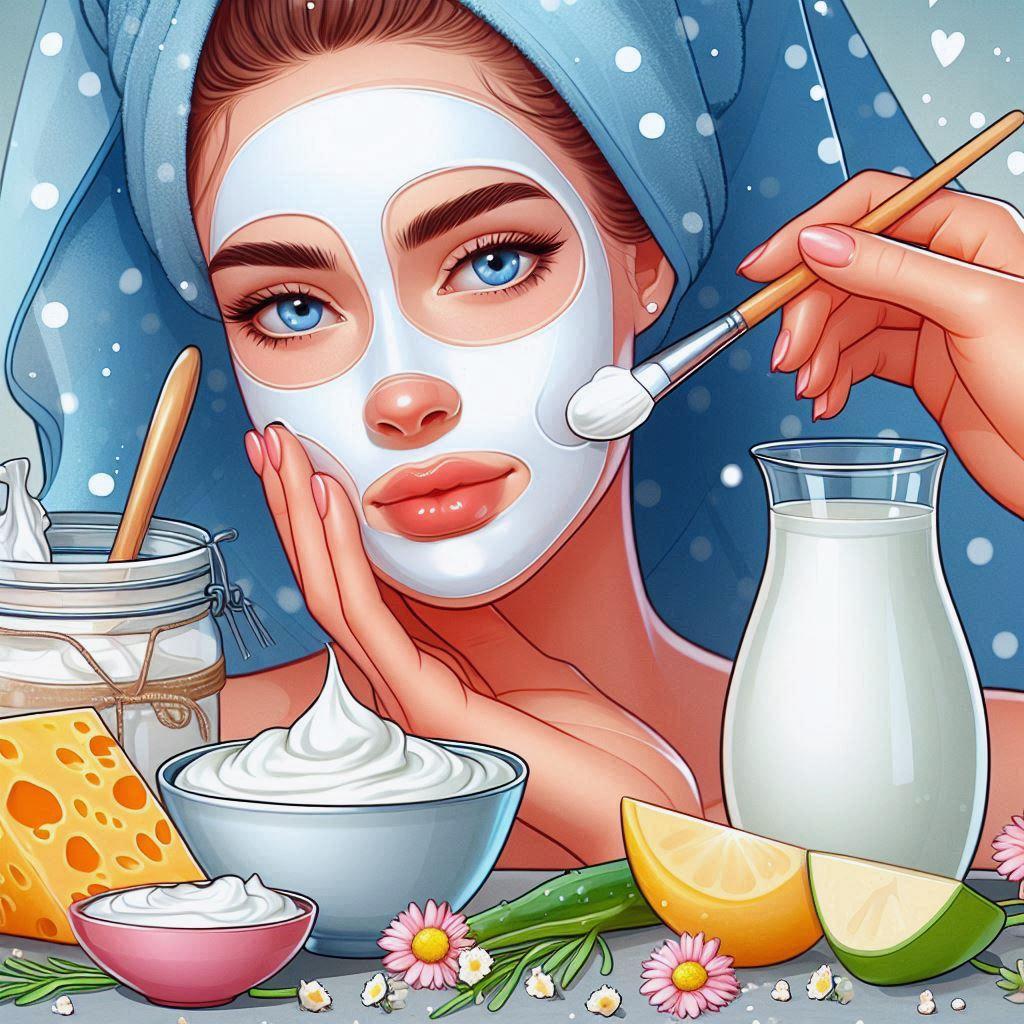🧖‍♀️ Как омолодить кожу лица дома: маски с кефиром: 🍋 Маска с кефиром и лимоном для отбеливания и тонизирования