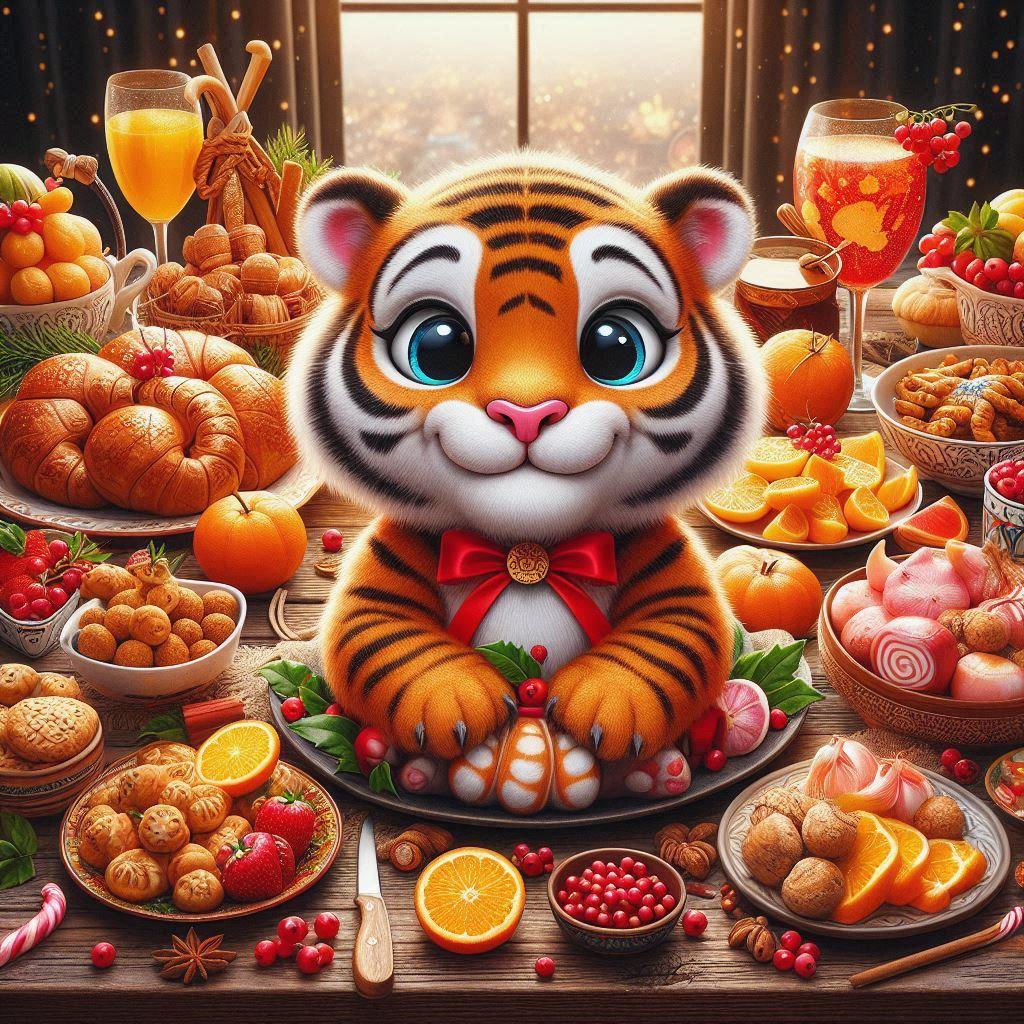 🐯 Оригинальные рецепты для праздничного стола на Новый 2022 год Тигра с фотографиями: 🍛 Рецепты горячих блюд: создаем уют ароматами