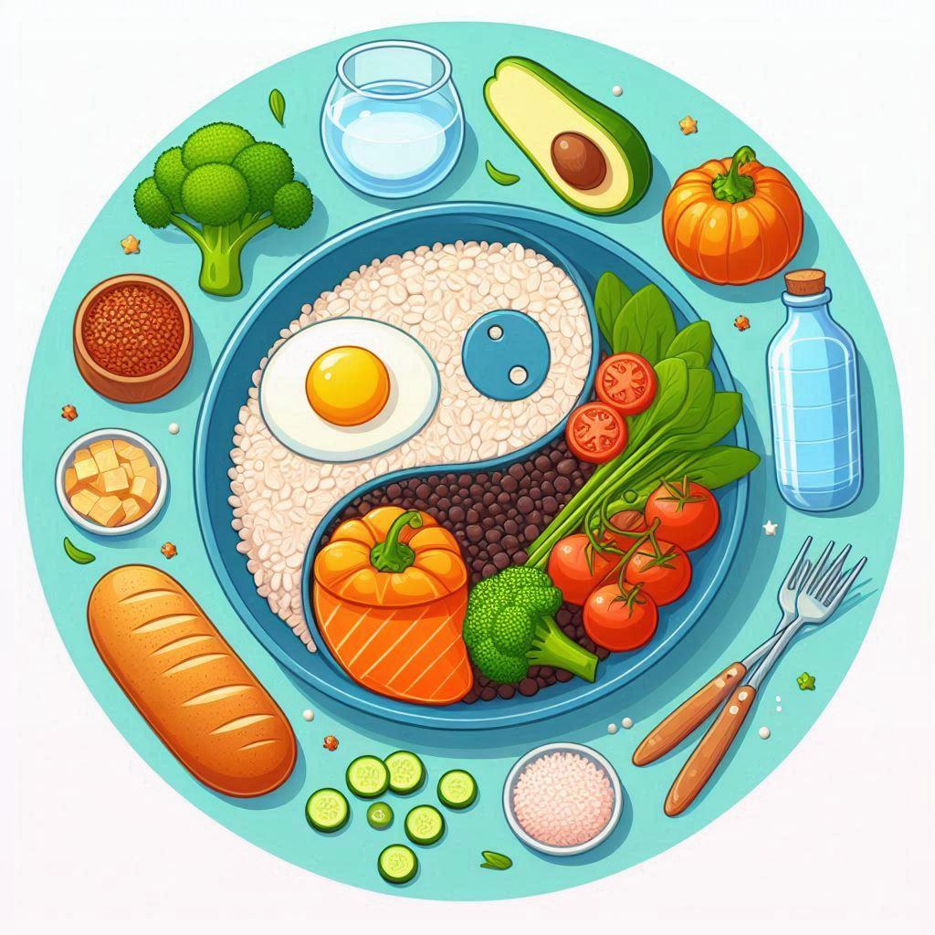 🍲 Основы макробиотической диеты Инь-Ян: здоровое питание и баланс: 🥦 Что можно есть в рамках макробиотической диеты: основные продукты и их сочетания