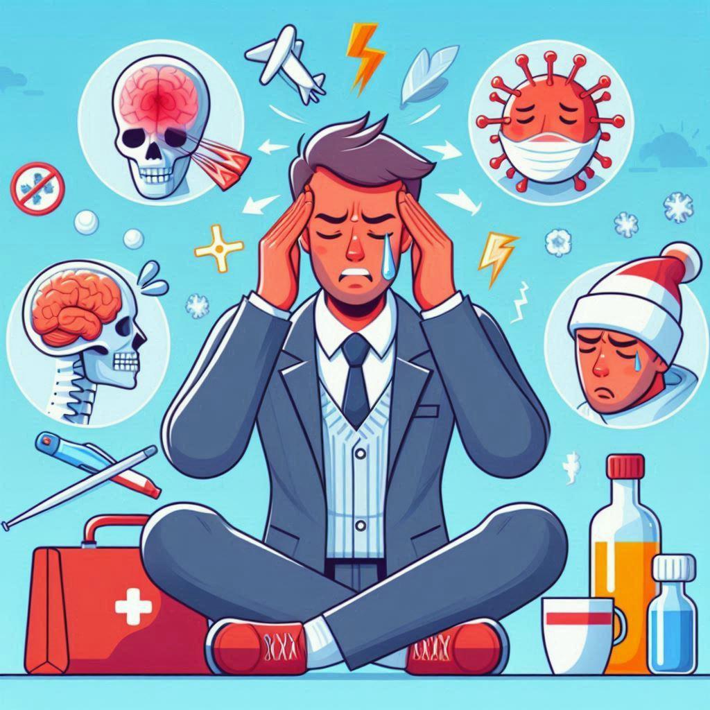 🧠 Советы при сильной головной боли: мигрень, простуда, лихорадка и изменения погоды: 🤧 Как справиться с головной болью при простуде: эффективные методы