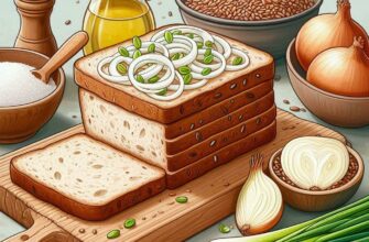 🍞 Как сделать сыроедные хлебцы с луком и пророщенной пшеницей