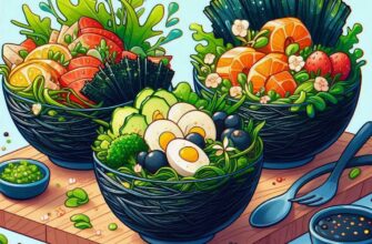 🌊 Три изысканных рецепта сыроедческих салатов с морской капустой