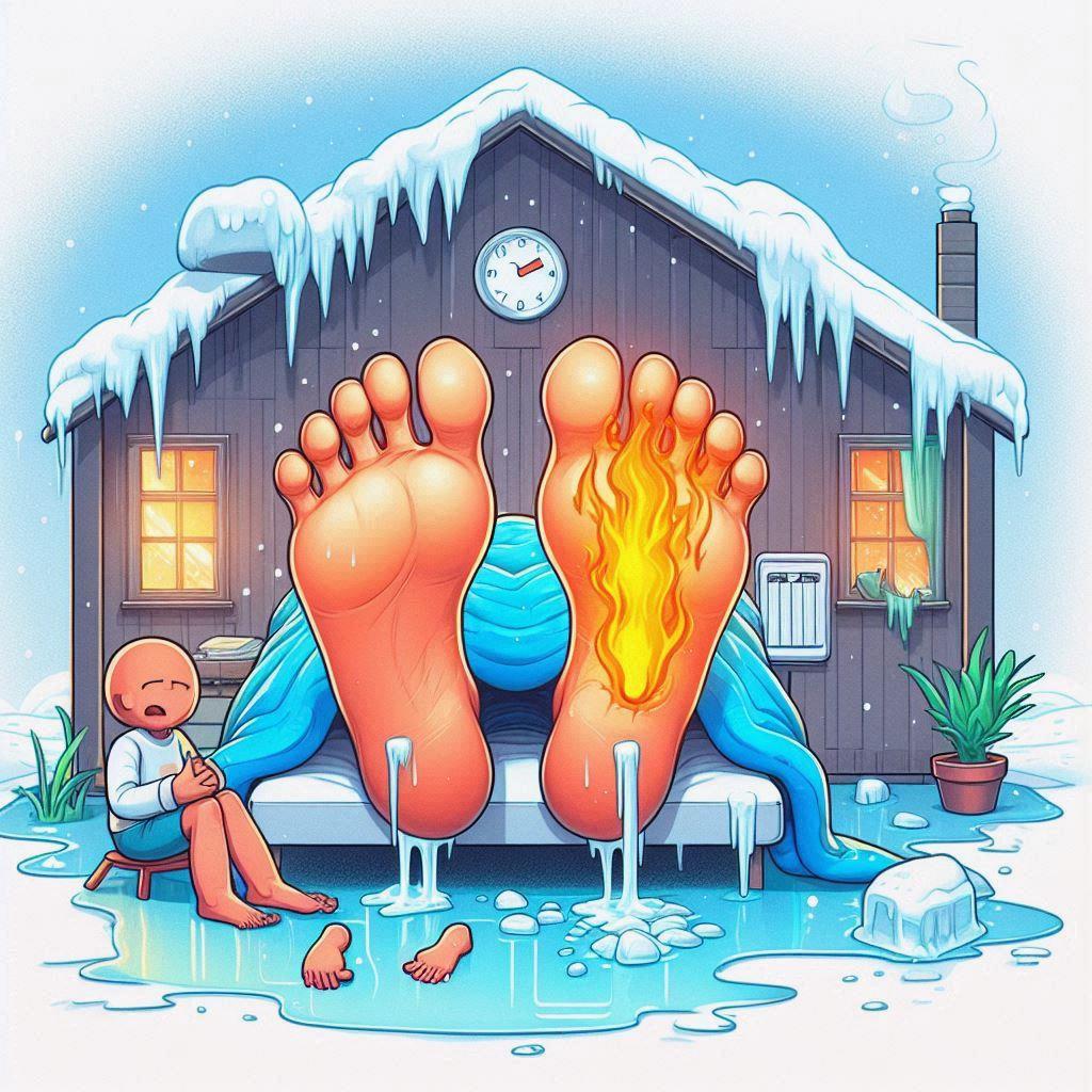 🌡️ Почему ноги мерзнут в теплом доме и как с этим бороться: 🏠 Влияние домашнего микроклимата на температуру ваших ног