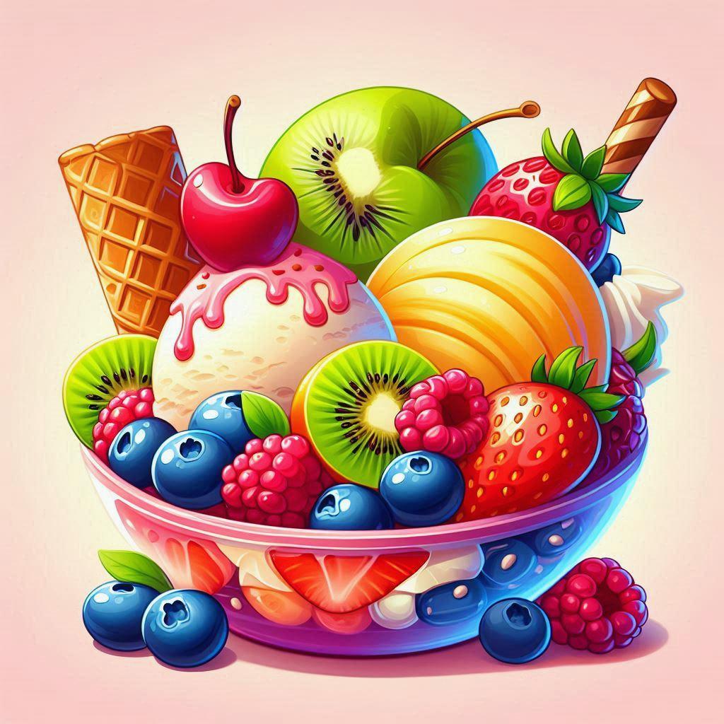 🍦 Топ-5 рецептов быстрого низкокалорийного фруктового мороженого в домашних условиях: 🍍 Тропическое мороженое из манго и кокоса