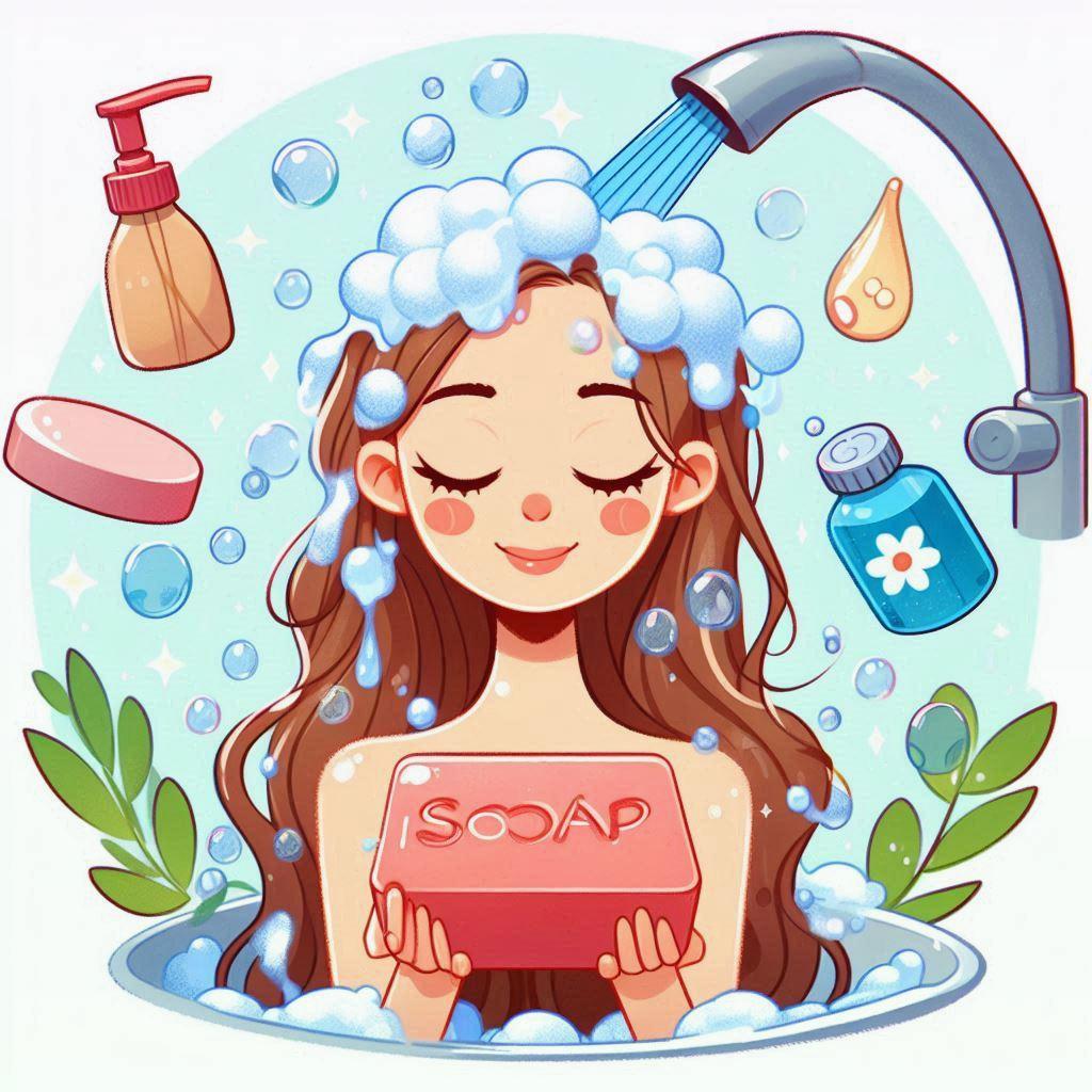 🚿 Мытье головы мылом: польза и вред для ваших волос: 🧴 Химический состав мыла и его воздействие на волосы и кожу головы