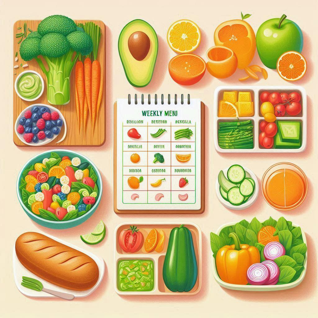 🥦 Недельное меню для здоровья женщин после 50: сбалансированное питание: 🥑 Важность жиров, белков и углеводов: находим идеальный баланс