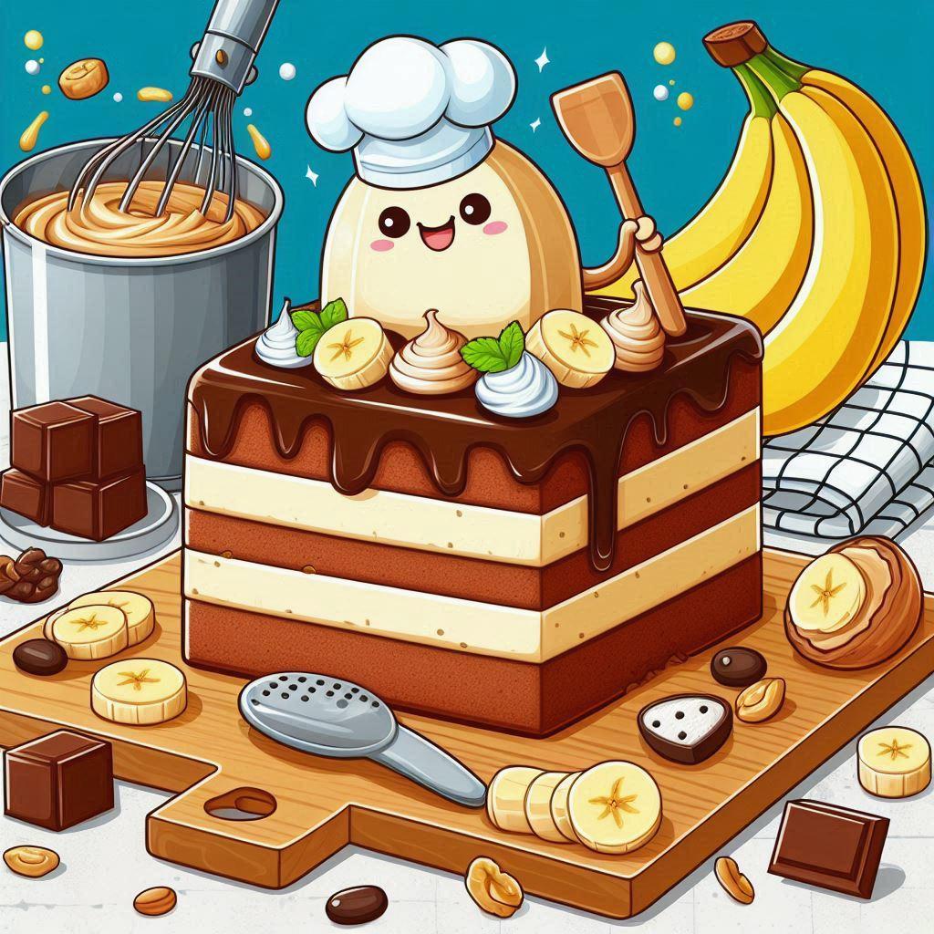 🍰 Приготовление шоколадного торта с банановым кремом и орехами: полное руководство: 🔪 Основные шаги приготовления теста для шоколадного торта