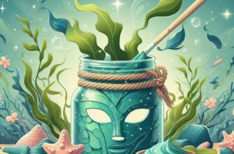 🌿 Морская магия: Омолаживающие свойства маски для лица из ламинарии