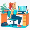 🖥️ Эффективная разминка для шеи и спины: упражнения для офиса и дома