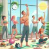 🌞 10 простых утренних упражнений для бодрости и здоровья