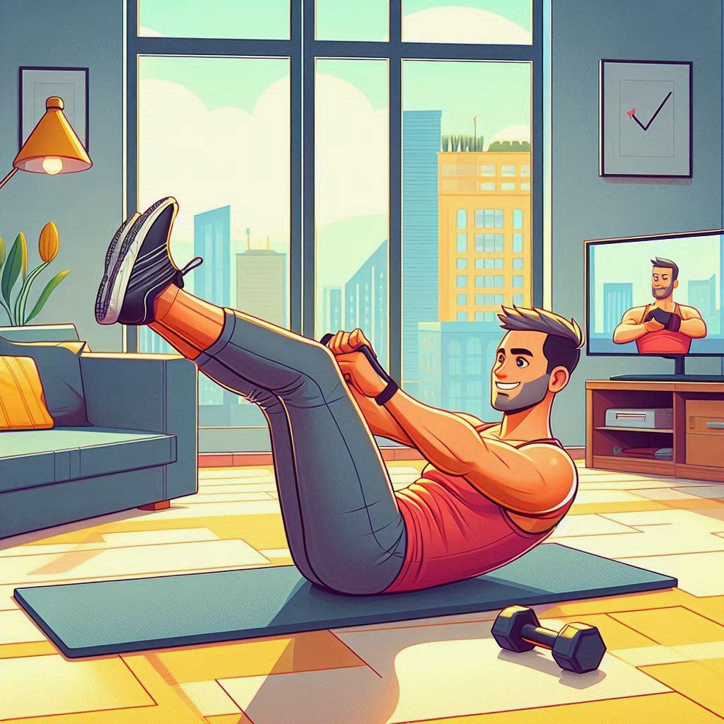 🔥 Эффективные домашние упражнения для плоского живота: 🚀 Первые шаги к успеху: основы домашней тренировки
