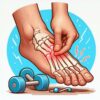 🦶 Эффективные упражнения для облегчения боли от косточки на большом пальце ноги
