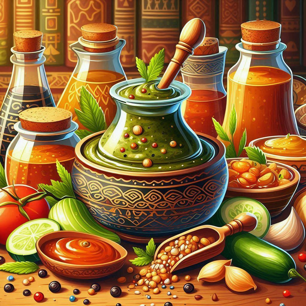 🍴 Чатни: путешествие от древних рецептов до современной кухни: 🍏 Традиционные ингредиенты и основы приготовления чатни