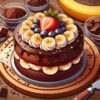🍰 Как приготовить шоколадно-банановый торт без выпечки: пошаговый рецепт