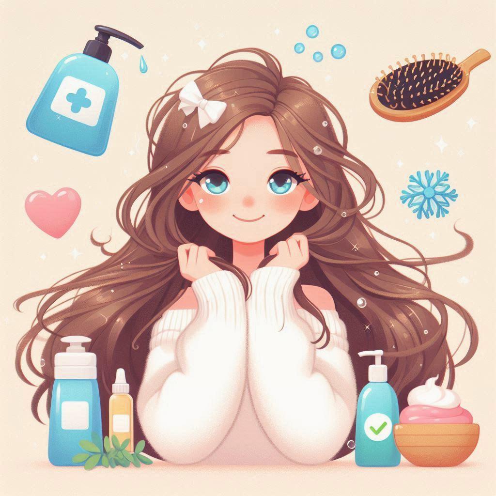 ❄️ Забота о волосах зимой: как правильно увлажнять и питать разные типы волос: 🍽 Интенсивное питание для красоты и здоровья волос в холодное время года