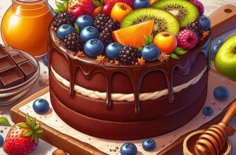 🍰 Как приготовить шоколадный торт без выпечки с фруктами: рецепт для сыроедов