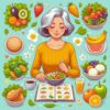 🥦 Недельное меню для здоровья женщин после 50: сбалансированное питание