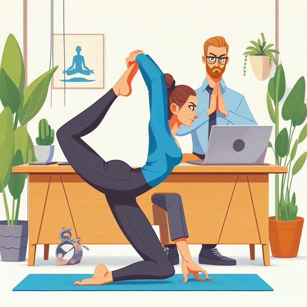 🧘‍♀️ 6 ключевых уроков йоги для укрепления спины в офисе: 🌬️ Третий урок: Дыхательные техники для снятия стресса