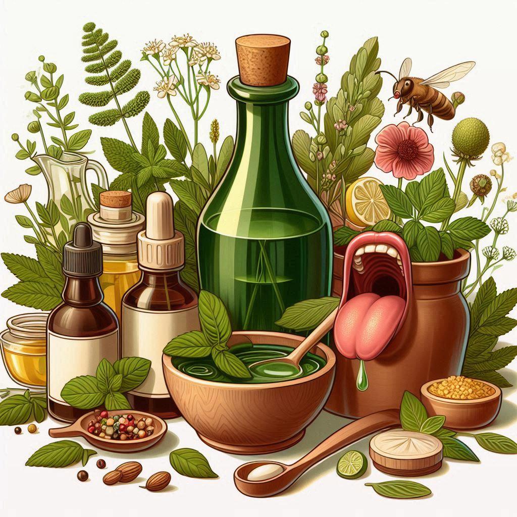 🌿 Эффективные средства для полоскания горла при ангине: травы, масла и народные рецепты: 🍯 Как использовать мед и другие природные продукты для лечения ангины