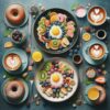 🍽 Совершенные утренние моменты: завтраки на двоих в симметрии