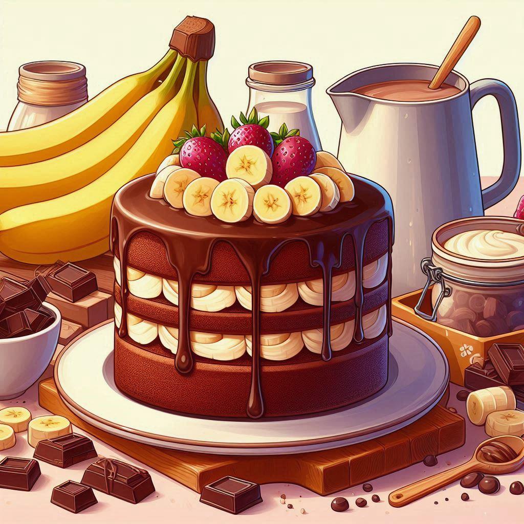 🍰 Как приготовить шоколадно-банановый торт без выпечки: пошаговый рецепт: 📋 Пошаговое руководство по приготовлению основы торта
