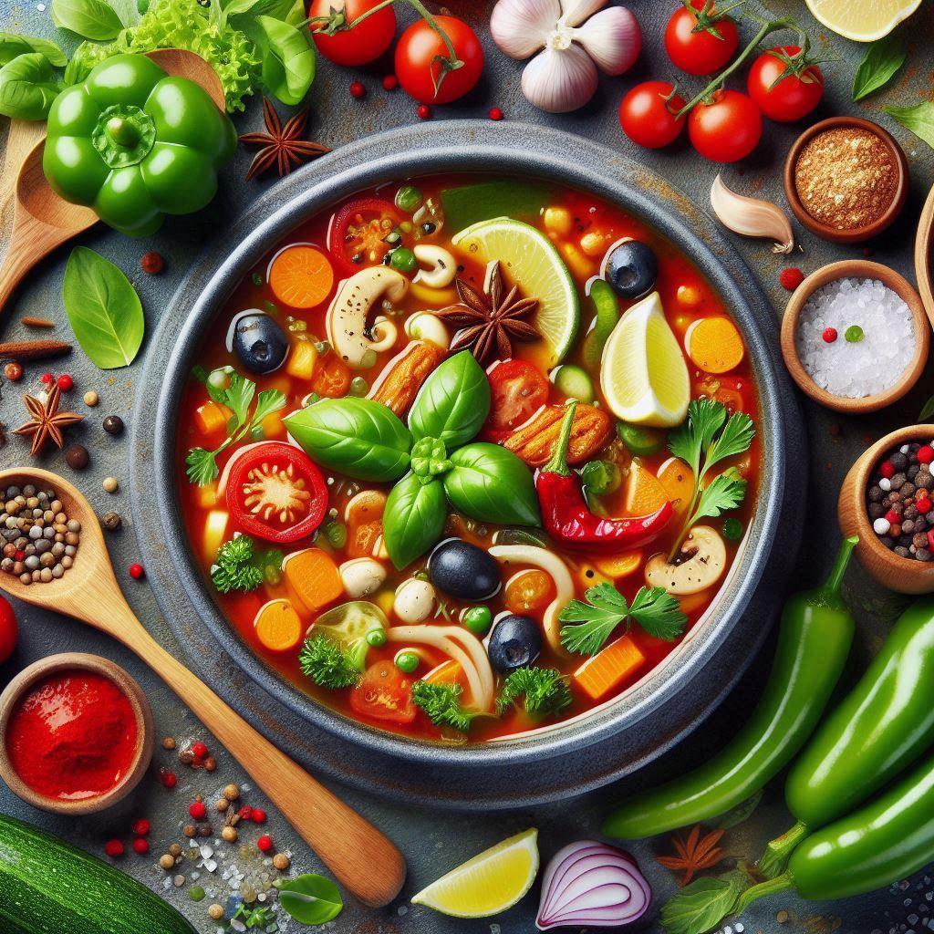 🌍 Исследуйте мир вкуснейших супов со всей планеты в ярких фотографиях: 🌶️ Тайский том ям: острые нотки в каждой ложке