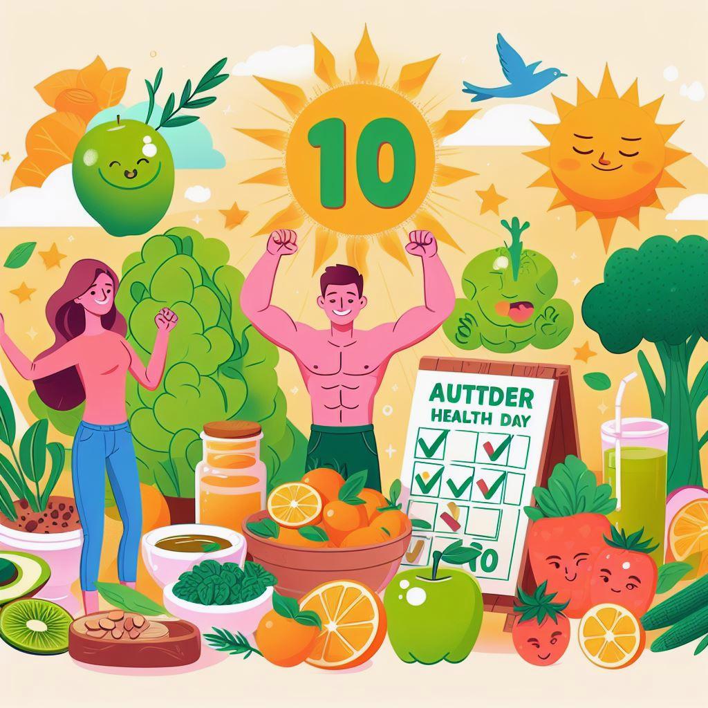🌱 10 золотых привычек для укрепления здоровья каждый день: 🚶‍♂️ Ежедневная физическая активность: простой путь к здоровью