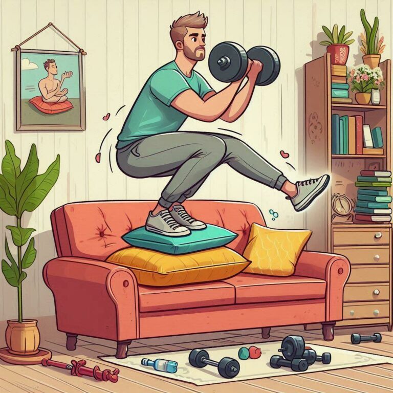 🛋 Укрепляем баланс с помощью диванных подушек: необычные упражнения для каждого
