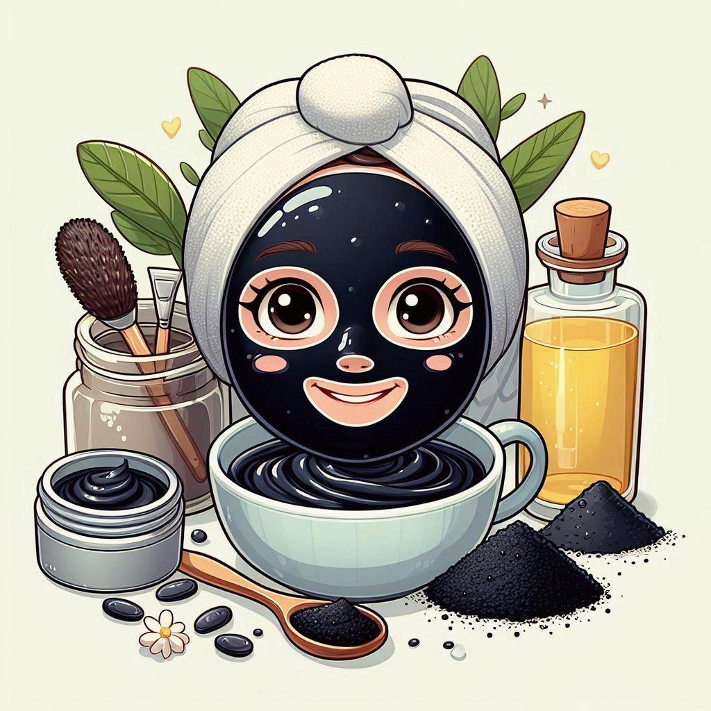 🖤 Домашние рецепты черной маски для лица: полное руководство: 🥣 Простой рецепт черной маски с активированным углем