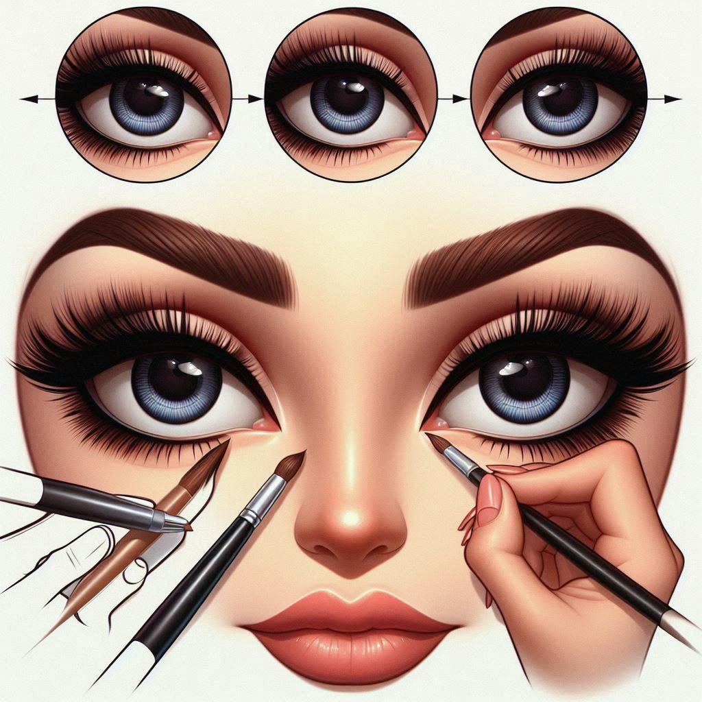 👀 Мастер-класс: как визуально увеличить глаза с помощью макияжа: 🎨 Выбор правильной цветовой палитры для увеличения глаз