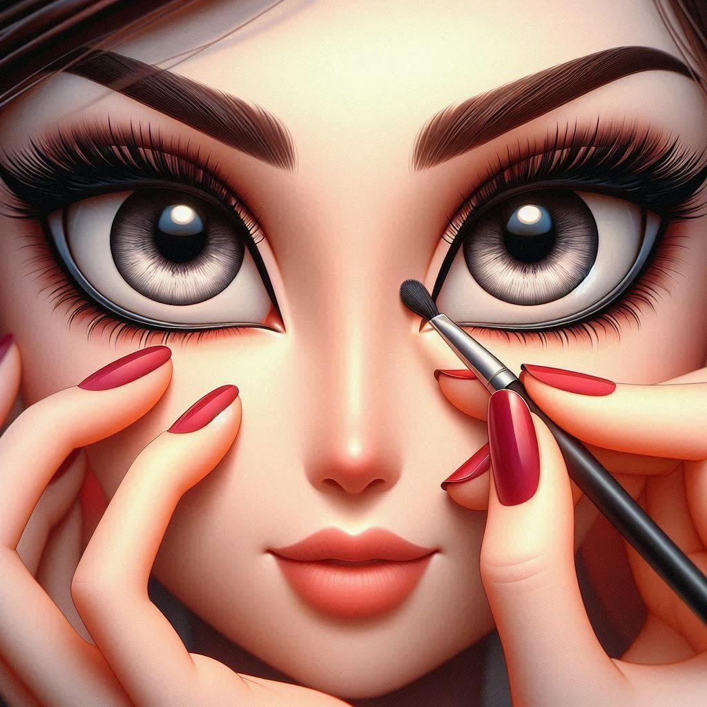 👀 Мастер-класс: как визуально увеличить глаза с помощью макияжа: 🖌 Техники нанесения теней: секреты профессионалов