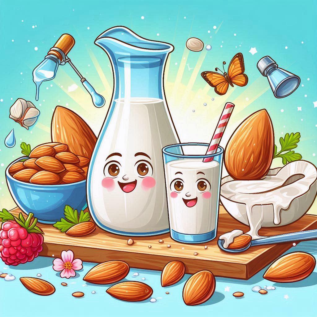 🥛 Как миндальное молоко улучшает ваше здоровье и простой способ его приготовления дома: 🔍 Отличия миндального молока от других видов растительных молок