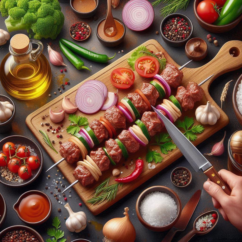 🍖 Мастер-класс по приготовлению шашлыка: маринады, методы и соусы: 🔥 Выбор мяса для шашлыка: что важно знать